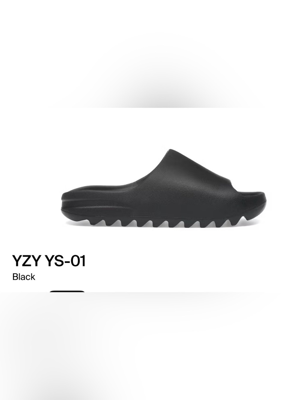 YS-01 Black Slide Sandals NWT